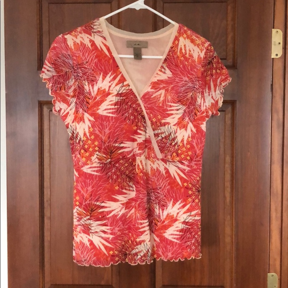 Tropical Print Top